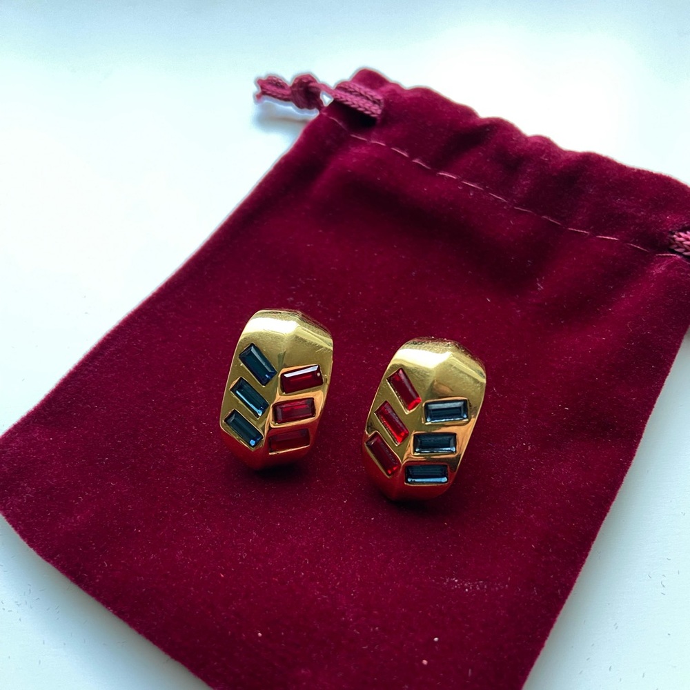 Lanvin clip on earrings, vintage